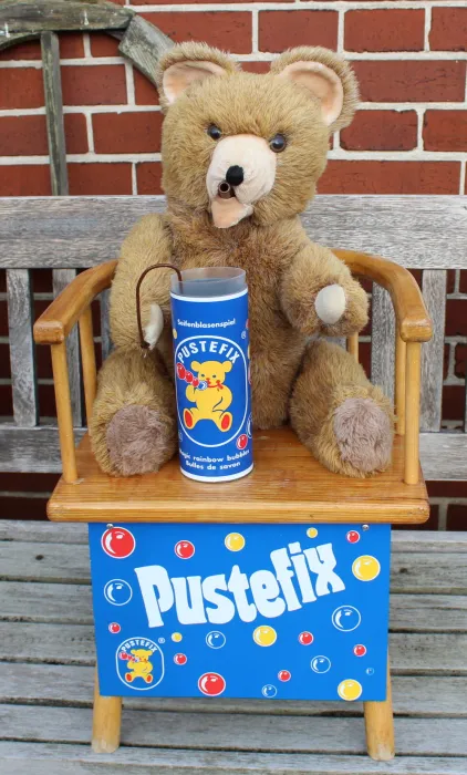 Pustefix Baer, Original Pustefix soap bubble bear in top condition