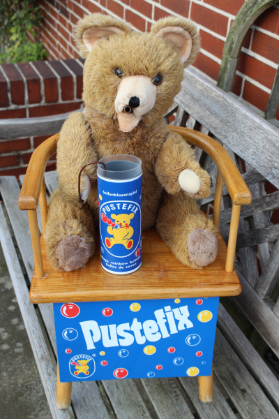 Pustefix Baer, Original Pustefix soap bubble bear in top condition