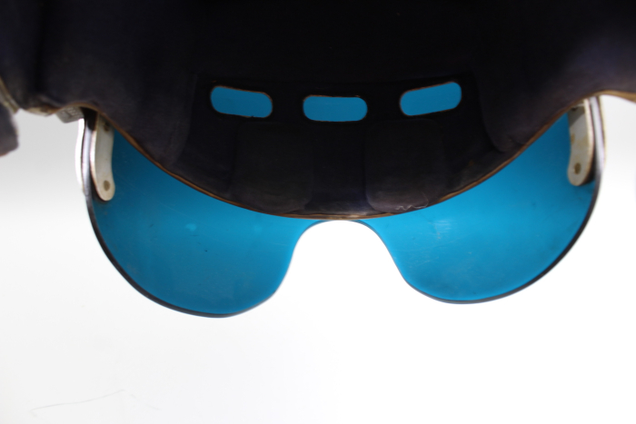 Original DDR NVA Pilotenhelm für Kampfflugzeuge ZSh-5 mit Sauerstoffmaske KM-34 – MiG-21 Kampfflieger Helm