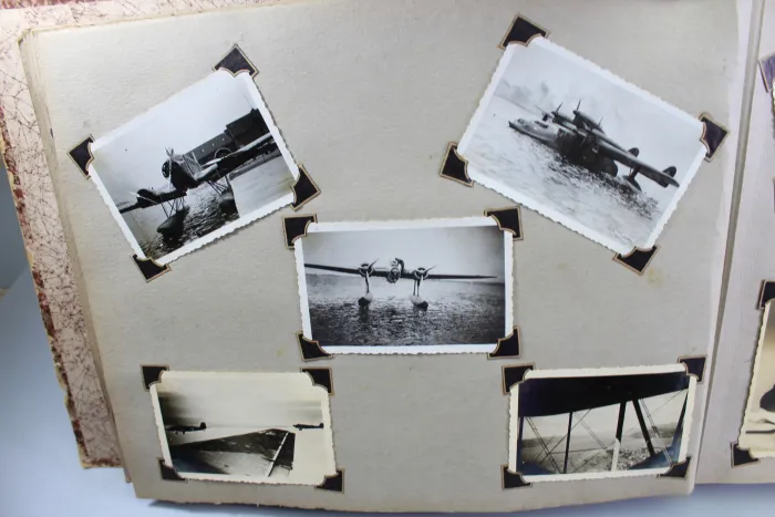 Erinnerungen meine Dienstzeit Kriegsmarine Fotoalben Flugzeuge Stuka Wasserflugzeuge