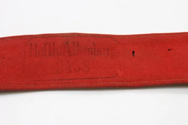 Württemberg Kartuschkasten für Offiziere im Dragoner-Regiment Königin Olga mit Bandollier, gest. Hoflieferant Altenburg für Offiziere