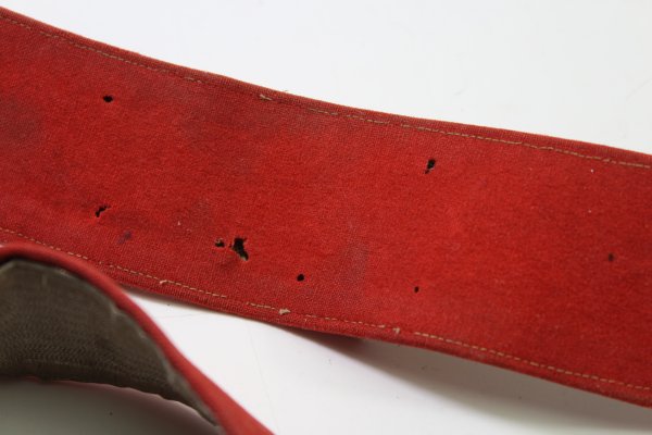 Württemberg Kartuschkasten für Offiziere im Dragoner-Regiment Königin Olga mit Bandollier, gest. Hoflieferant Altenburg für Offiziere