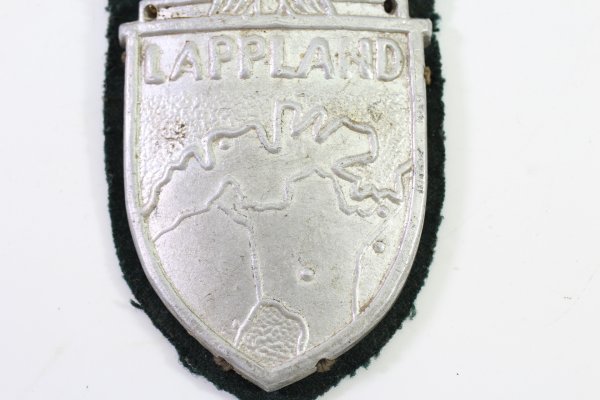 Ärmelschild "Lappland", Ausführung aus Aluminium Konvolut einer Person