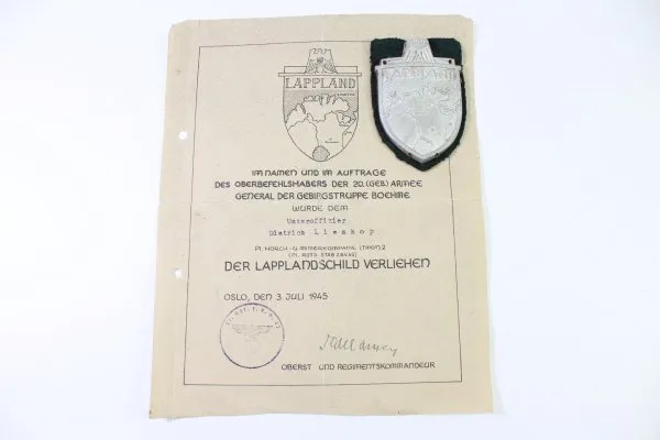 Bundle of sleeve shields "Lappland", made of aluminum,