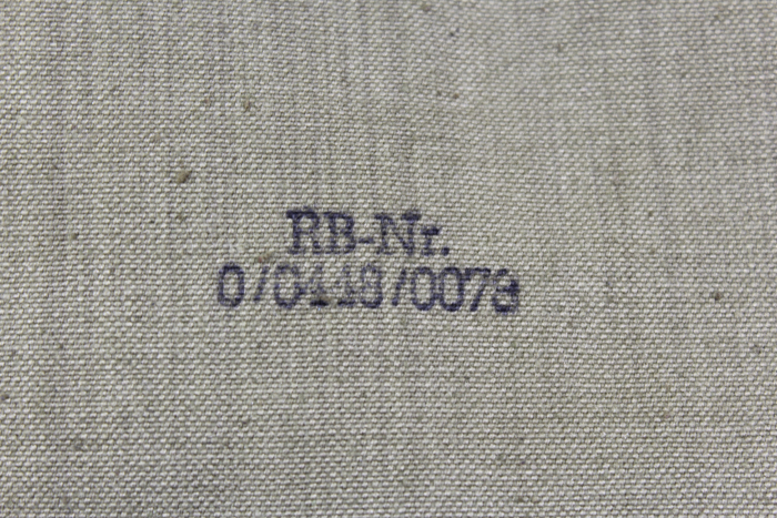 M45 Brotbeutel mit RB Nummer Reichsbetriebsnummer 0/0118/0078