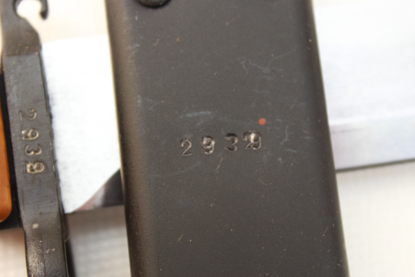 Matching numbers NVA original bayonet AK47 AKM AKS AK74 Kalashnikov weapon number stamped