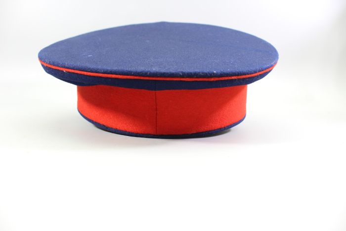 Original blue Imperial-era visor cap for officers in good condition