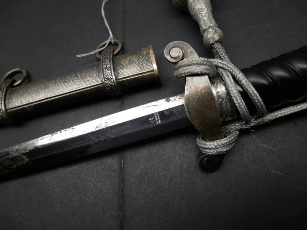 Railway protection - dagger for railway protection officers 1st model with portepee - manufacturer Robert Klaas Solingen