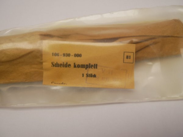 NVA bayonet / combat knife Kalashnikov - sheath in original packaging and acceptance