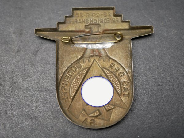 Badge - Day of the Bodensee SA Friedrichshafen 1935