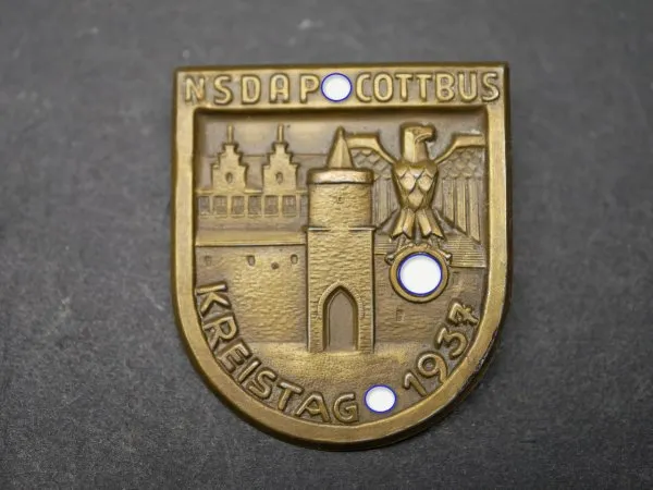 Badge - NSDAP district council Cottbus 1937