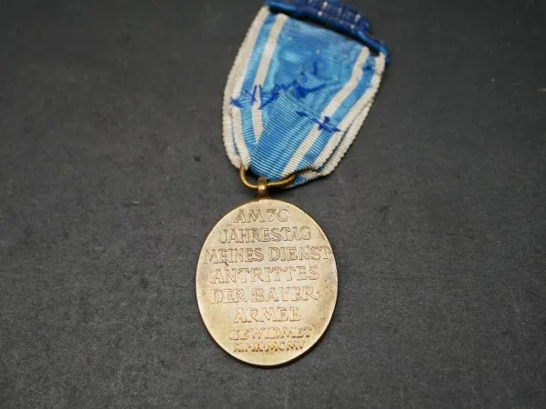 Luitpold Medaille Prinzregent von Bayern - 70. Jahrestag zum Dienstantritt bayerische Armee