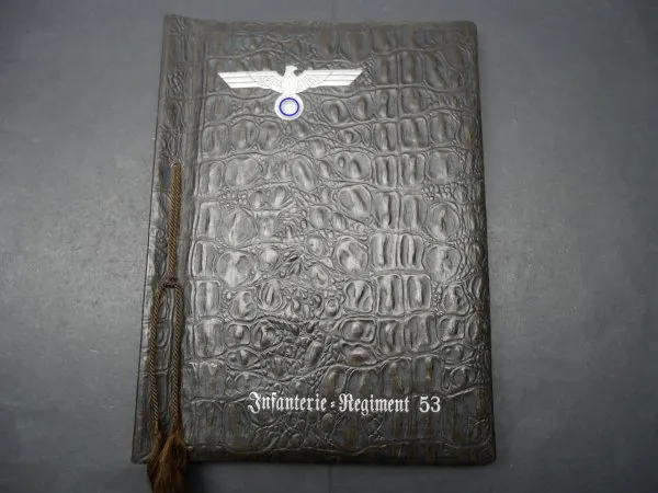 Empty unused photo album "Infantry Regiment 53" Königsbrück