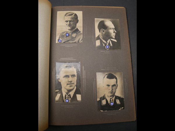 Photo album honorary chronicle of a HJ boy with photos of 37 Knight's Cross recipients