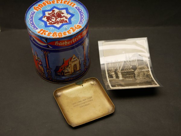 Lot Nuremberg City of the Nazi Party Rallies - Tin + Ashtray + Postcard