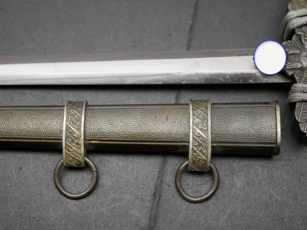 LOD Luftwaffe officer dagger with sword-blade and hanger