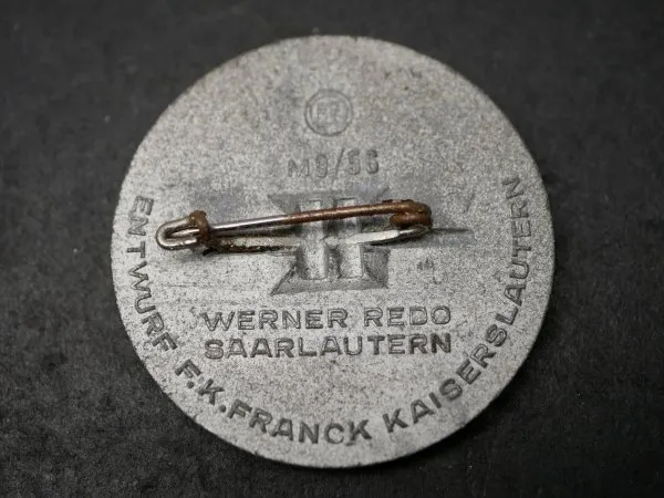 Badge - Gautag at the Westwall Kaiserslautern 1939