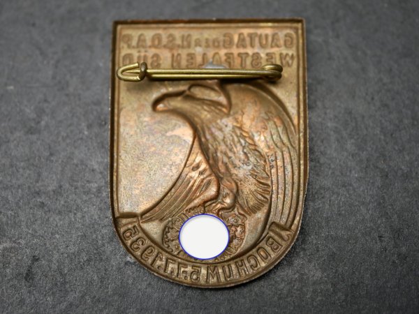 Badge - Gautag of the NSDAP Westphalia South Bochum 1935