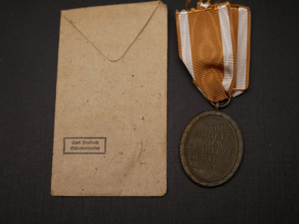 Protective Wall Medal on Ribbon with Award Bag