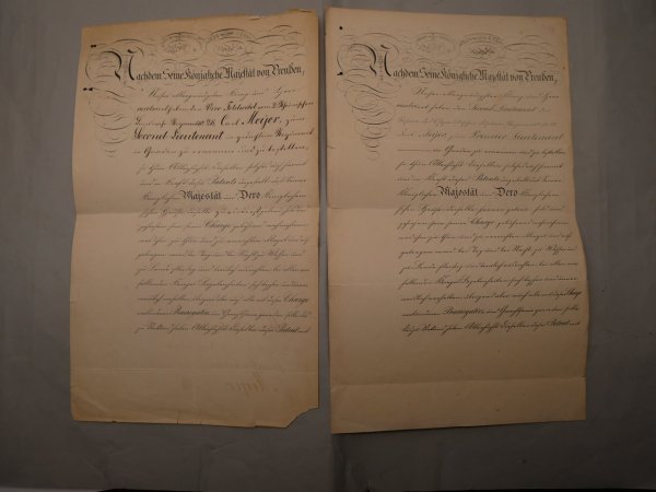 Lot of patents / certificates / documents Lieutenant Meyer period 1866-1877