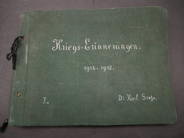 Fotoalbum - Kriegs-Erinnerungen 1914-1918 - ca. 170 Fotos und Postkarten