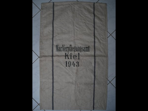 Provision bag - Marine Provision Office Kiel 1943