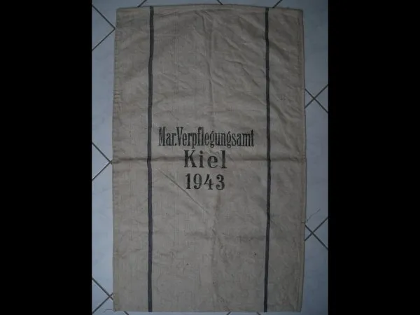 Provision bag - Marine Provision Office Kiel 1943