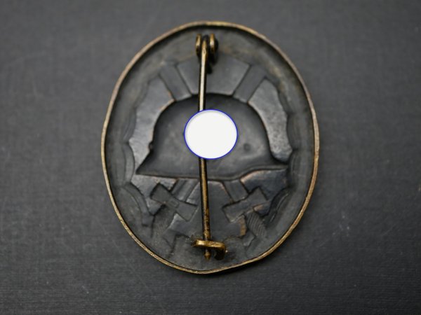 VWA Wound Badge in Black, Brass