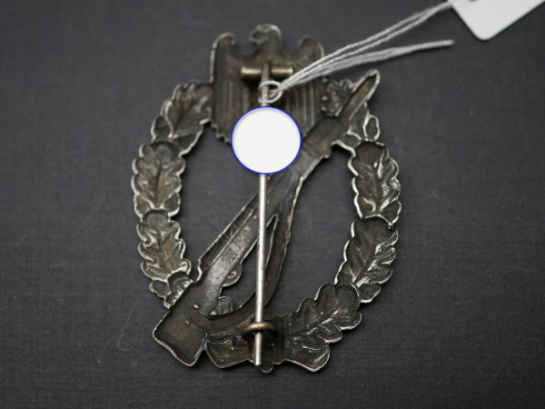 ISA Infantry Assault Badge in Silver, Jeweler Made in 800 Silver