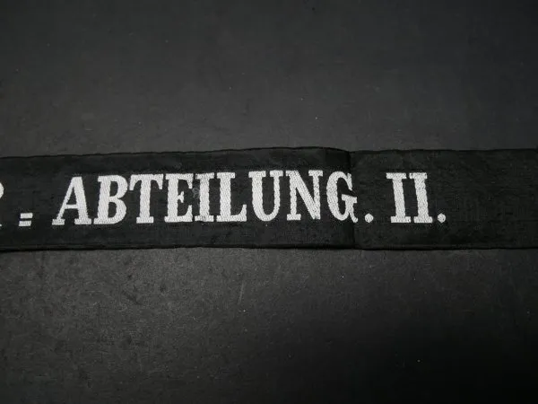 Kaiserliche Marine Mützenband "II. Seeflieger-Abteilung II."