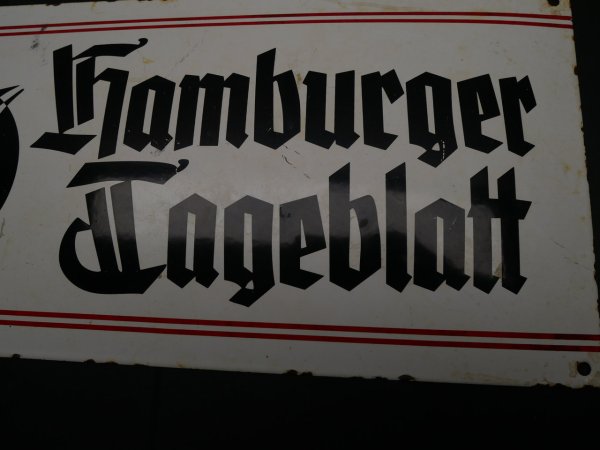 Emailschild - Hamburger Tageblatt