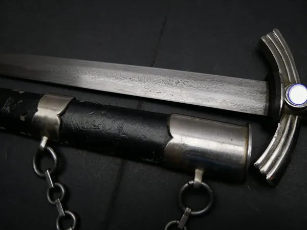 LW Luftwaffe officer's dagger with Damascus blade