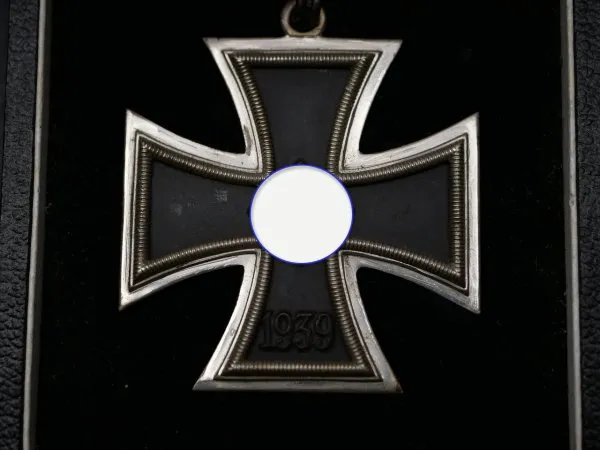 RK Knight's Cross of the Iron Cross 1939-1945 on a ribbon in a case