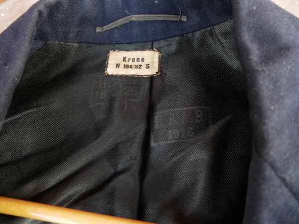 Reichsmarine Uniformjacke, sogenannte Affenjacke mit Kammerstempel von 1926