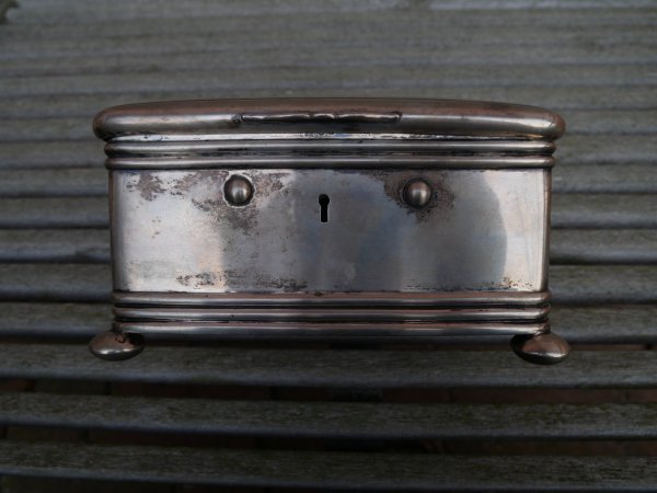 Berliner Silber Zuckerdose - 12 Lot - Friedrich Emil Gerike um 1840