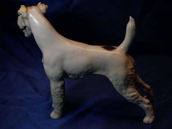 Allach Porcelain Manufactory - Foxl standing, colored - Design by Prof. Th. Kärner No. 19
