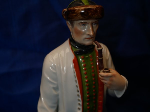 Porzellanmanufaktur Allach -  Bückeburger Bauernpaar - Entwurf Richard Förster, Nr. 45 + 46