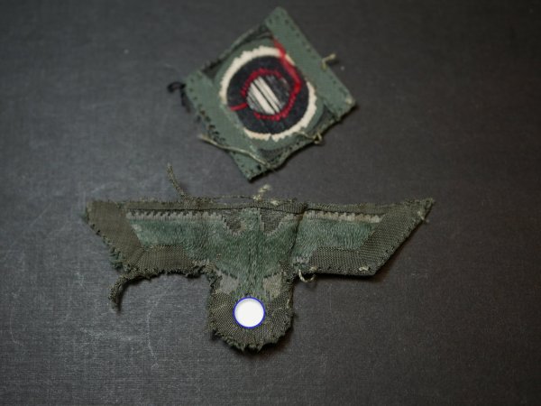 Wehrmacht Schiffchen-Adler + Kokarde