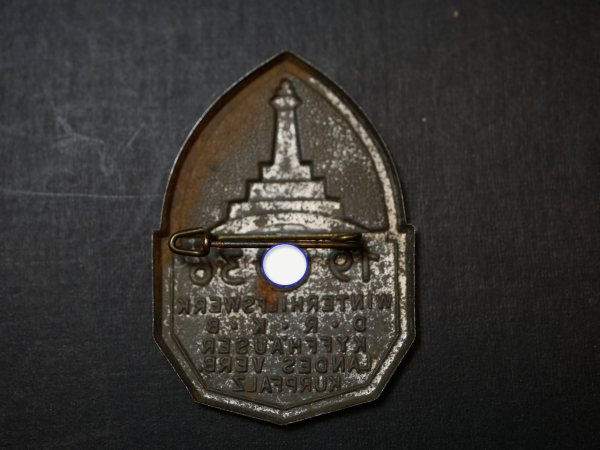 WHW Abzeichen - DRKB Kyffhäuser Landes Verband Kurpfalz 1936