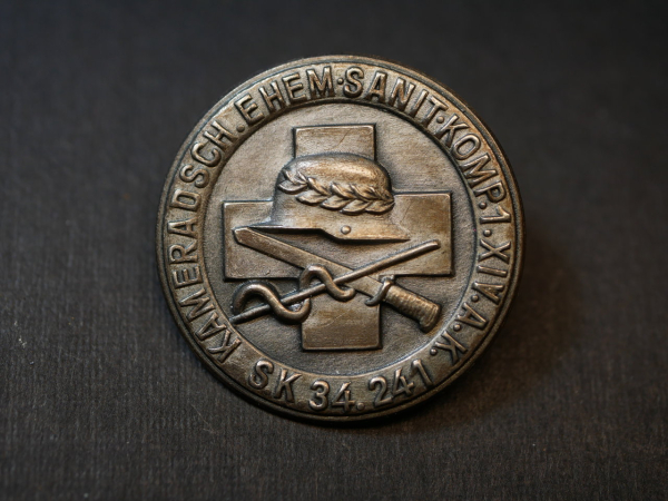 Abzeichen - Kameradschaft Ehemalige Sanitätskompanie 1 XIV.A.K. SK 34.241