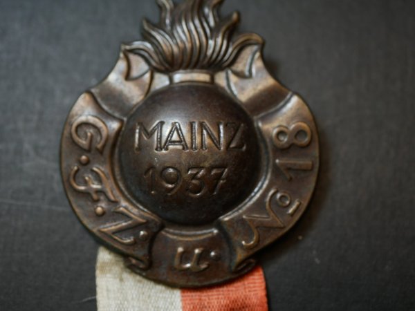 Abzeichen - Mainz 1937 G.F.Z. Nr. 18
