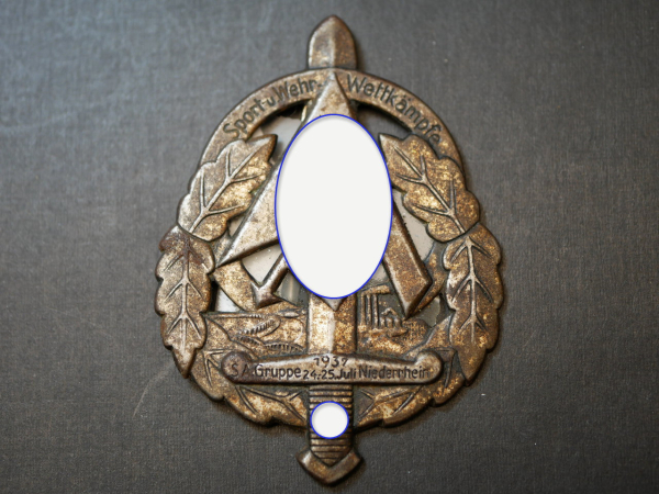 Badge - Sports and Military Competitions SA Group Lower Rhine 1937