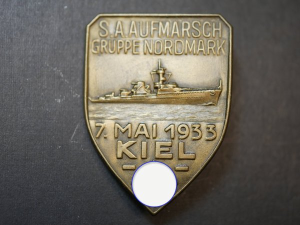 Abzeichen - SA Aufmarsch Gruppe Nordmark Kiel 1933