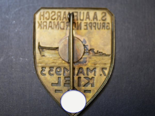 Abzeichen - SA Aufmarsch Gruppe Nordmark Kiel 1933
