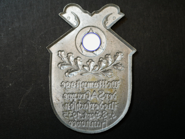 Badge - Competition days of the SA Group of Lower Saxony 1935 in Hanover