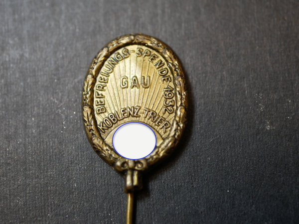 Abzeichen - Befreiungs-Spende 1932 Gau Koblenz-Trier
