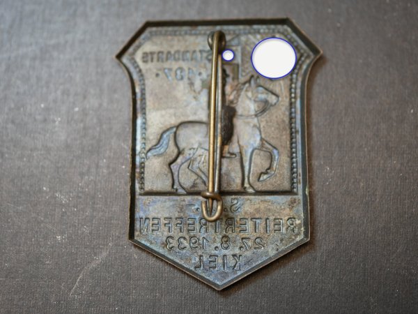 Abzeichen - SA Reitertreffen Standarte 187 Kiel 1933