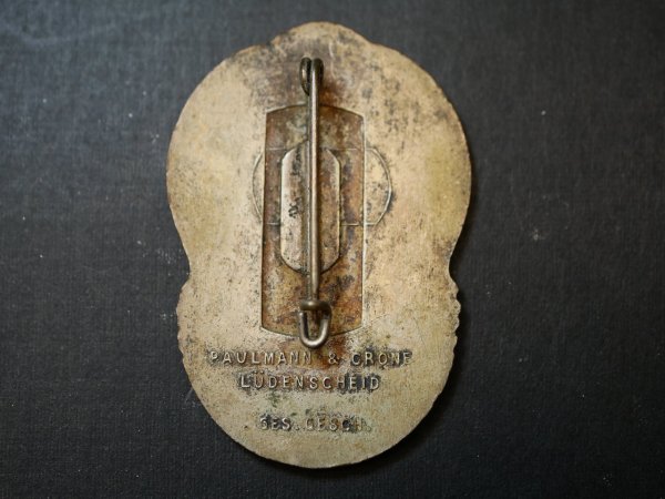 Badge - Gau Conference Swearing-in of the Pol. Leader Rostock 1934 - NSDAP Gau Mecklenburg Lübeck