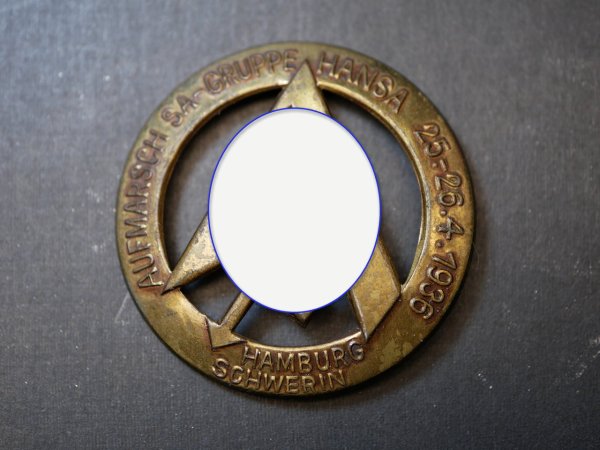 Abzeichen - Aufmarsch SA Gruppe Hansa 1936 - Hamburg Schwerin