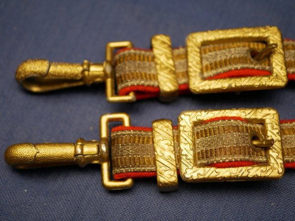 Brocade hangers for generals of the land forces + MfS Ministry for State Security